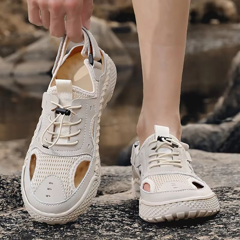 HeritageMesh Handmade Leather Summer Sandals 1