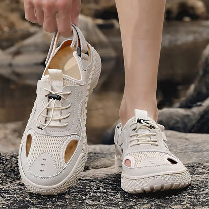 HeritageMesh Handmade Leather Summer Sandals 1