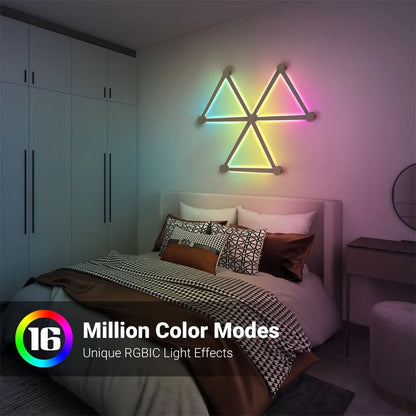 RGB Smart Wall Light Splicing DIY Atmosphere Lamp Voice Control For Gaming Room Bedroom Bar 2