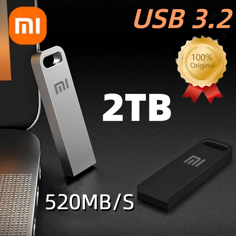 High Speed USB 3.2 Flash Drive with Type-C and USB-A Dual Interface Waterproof Metal Design