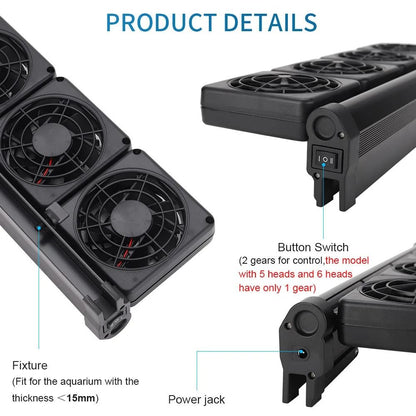 Adjustable Cooling Fan For Aquarium Heat Dissipation 3