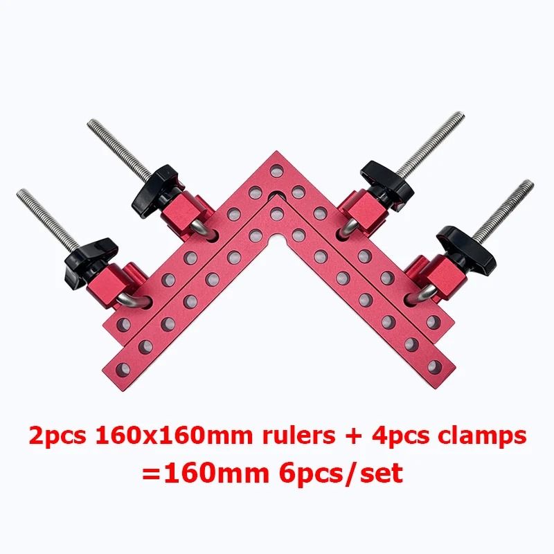 90 Degree Positioning Squares Right Angle Clamps For Woodworking 12