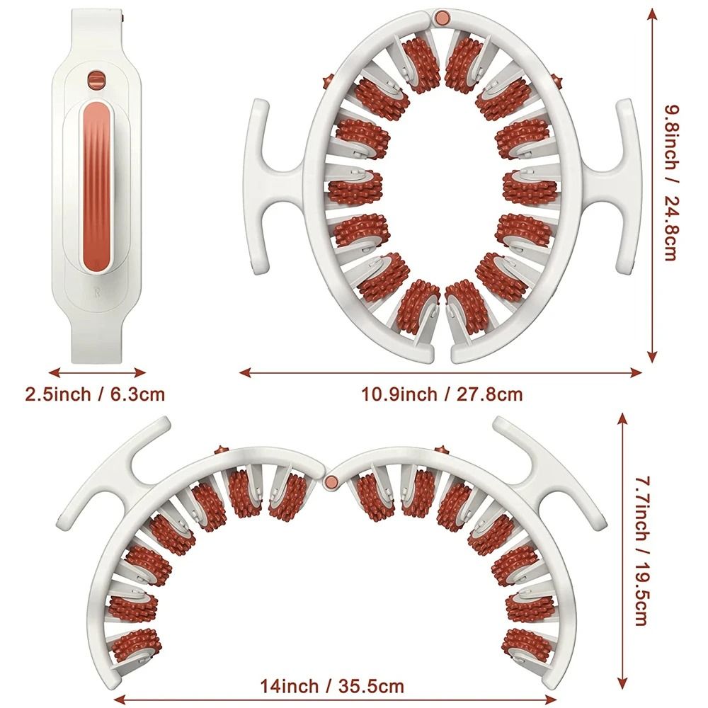 Leg Roller Massager And Pelvic Muscle Trainer MultiFunction Manual Cellulite  Muscle Massage Tool 5