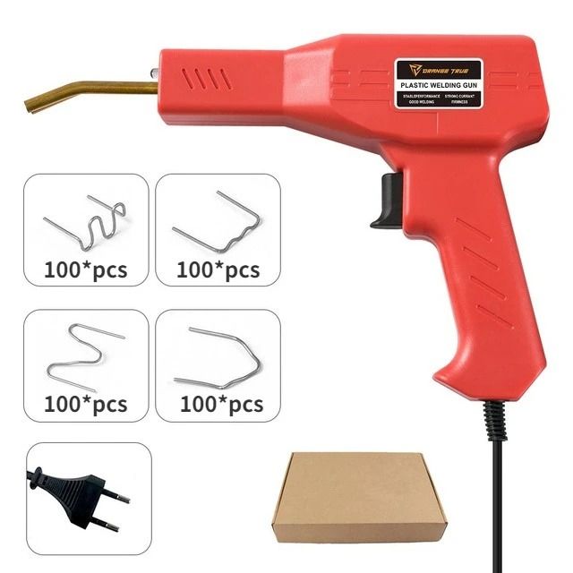 Hot Stapler Plastic Welding Kit  Car Bumper And Plastic Repair Gun With Staple Refills 9