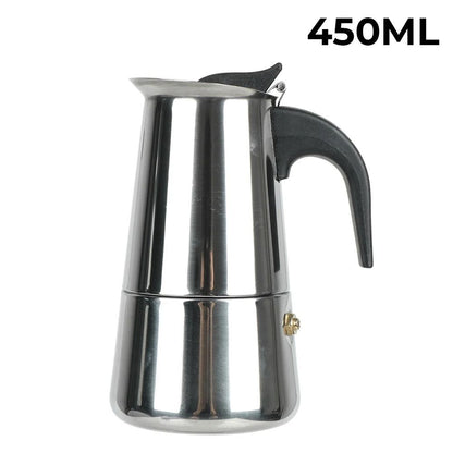 Italian Style Aluminum Mocha Coffee Pot Portable Espresso And Tea Maker 10