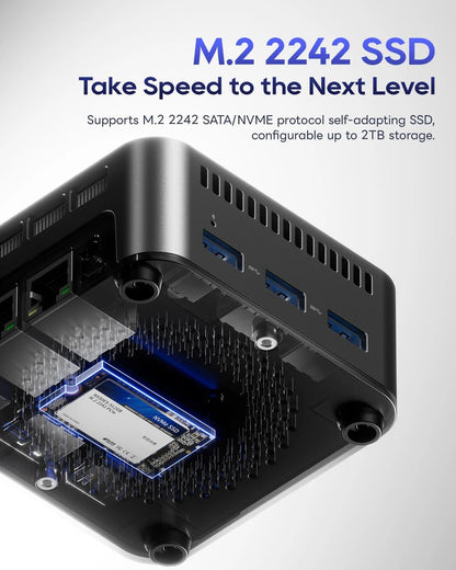 Mini PC With Intel N150 12GB RAM And M2 SSD Options 3