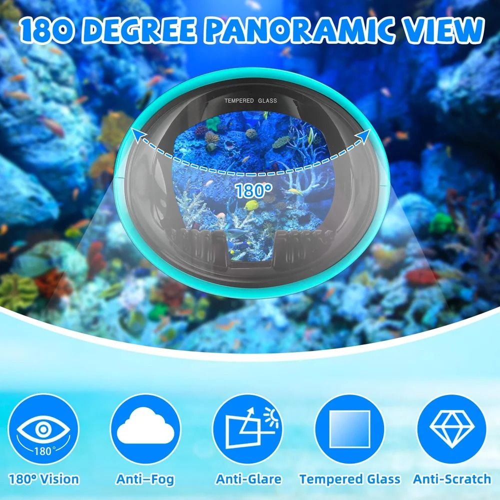 Oval Diving Mask For Adults 2