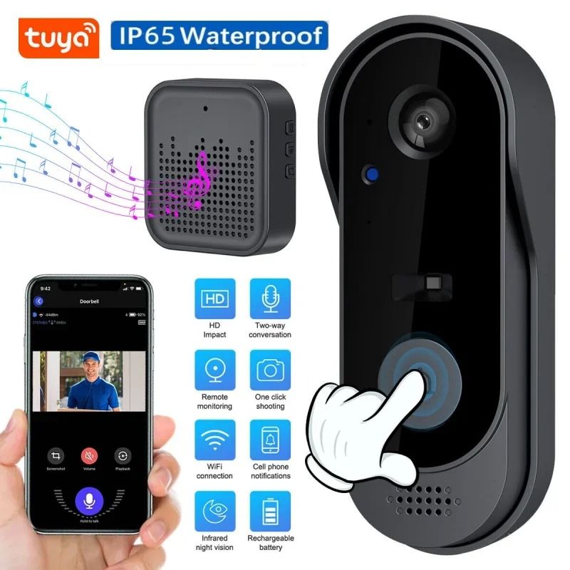 Wireless Doorbell With Camera Bundle 1