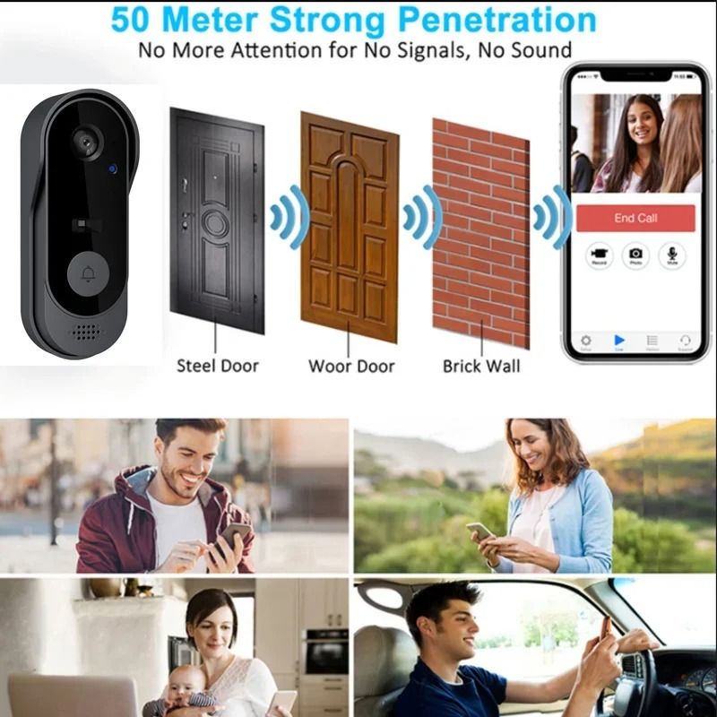 Wireless Doorbell With Camera Bundle 4