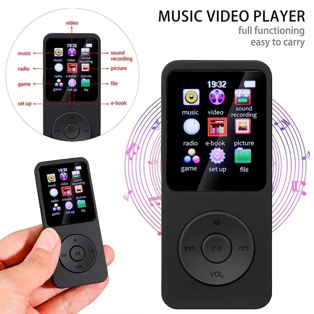 Portable Bluetooth MP3 Music Player With FM Radio And Recording 5
