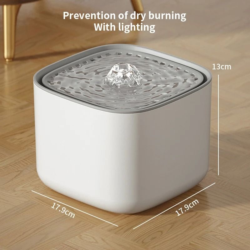 Large Capacity Automatic Cat Water Fountain With Filter 10