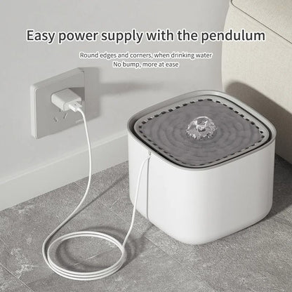 Large Capacity Automatic Cat Water Fountain With Filter 2