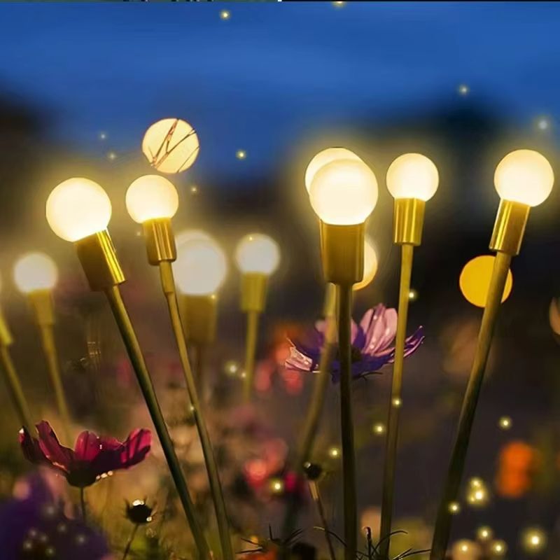 Enchanted Glow Solar Firefly Garden Light  Waterproof LED Solar Firefly Lights 2