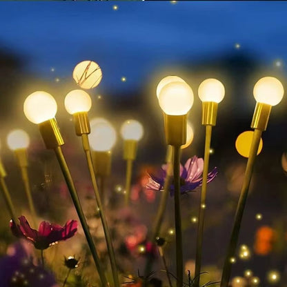 Enchanted Glow Solar Firefly Garden Light  Waterproof LED Solar Firefly Lights 2