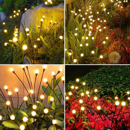 Enchanted Glow Solar Firefly Garden Light  Waterproof LED Solar Firefly Lights 4