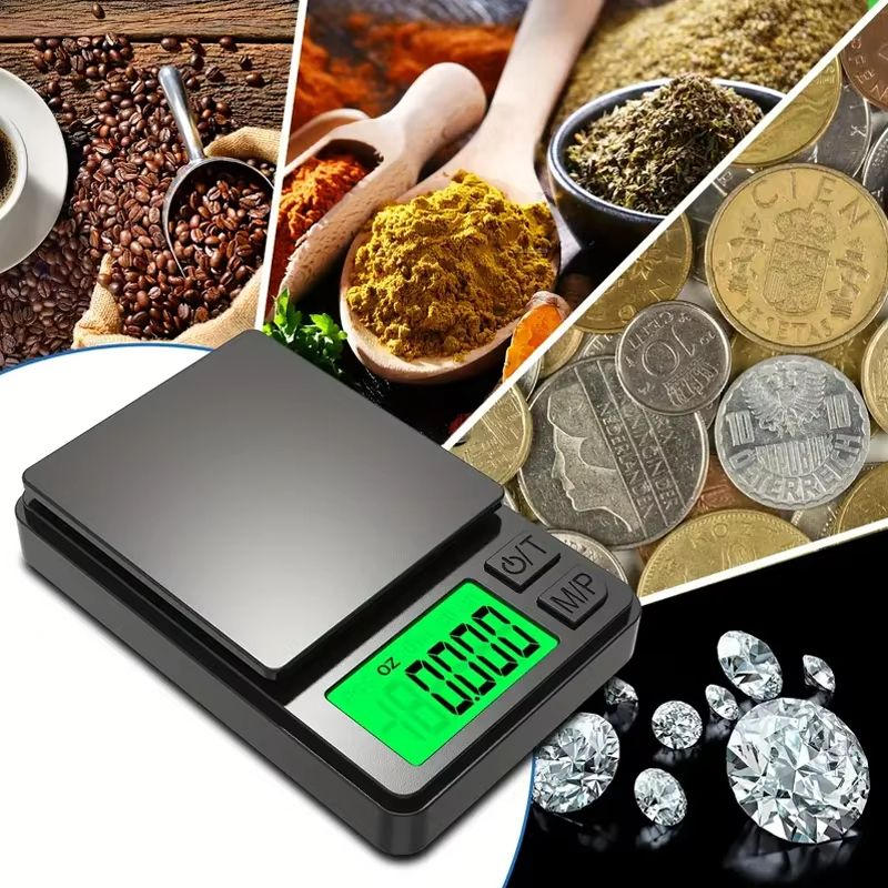 ProWeigh Precision Pocket Scale  1000 G Backlit LCD Digital Pocket Scale 1
