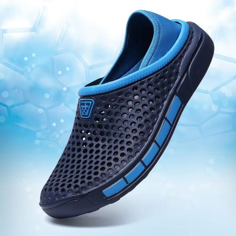 Coastal Breeze Lightweight Breathable Beach Clogs - Big Size Men's Sandals
