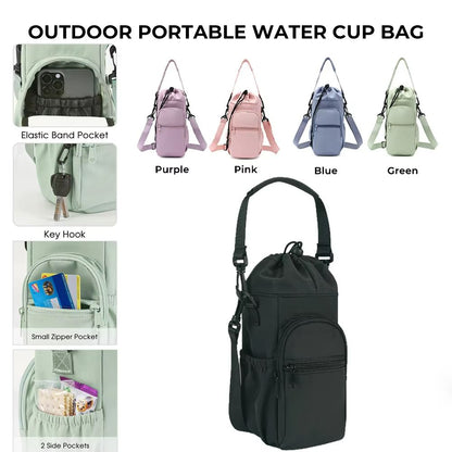 TrailMate 40oz Insulated Water Bottle Carrier Sling – Handy Water Bottle Holder with Strap
