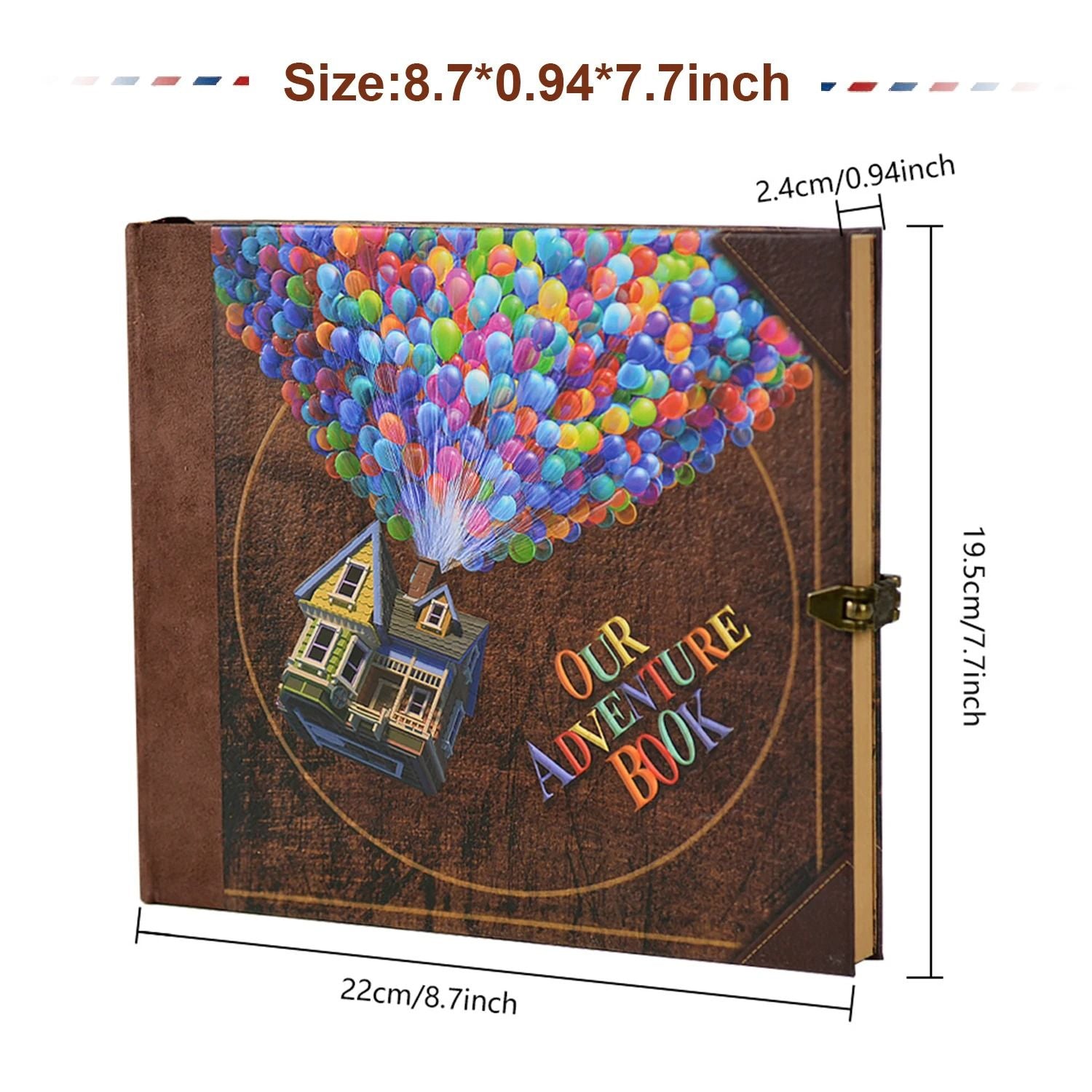 DIY Handmade Our Adventure Photo Album Scrapbook 3