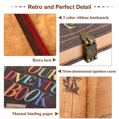 DIY Handmade Our Adventure Photo Album Scrapbook 5