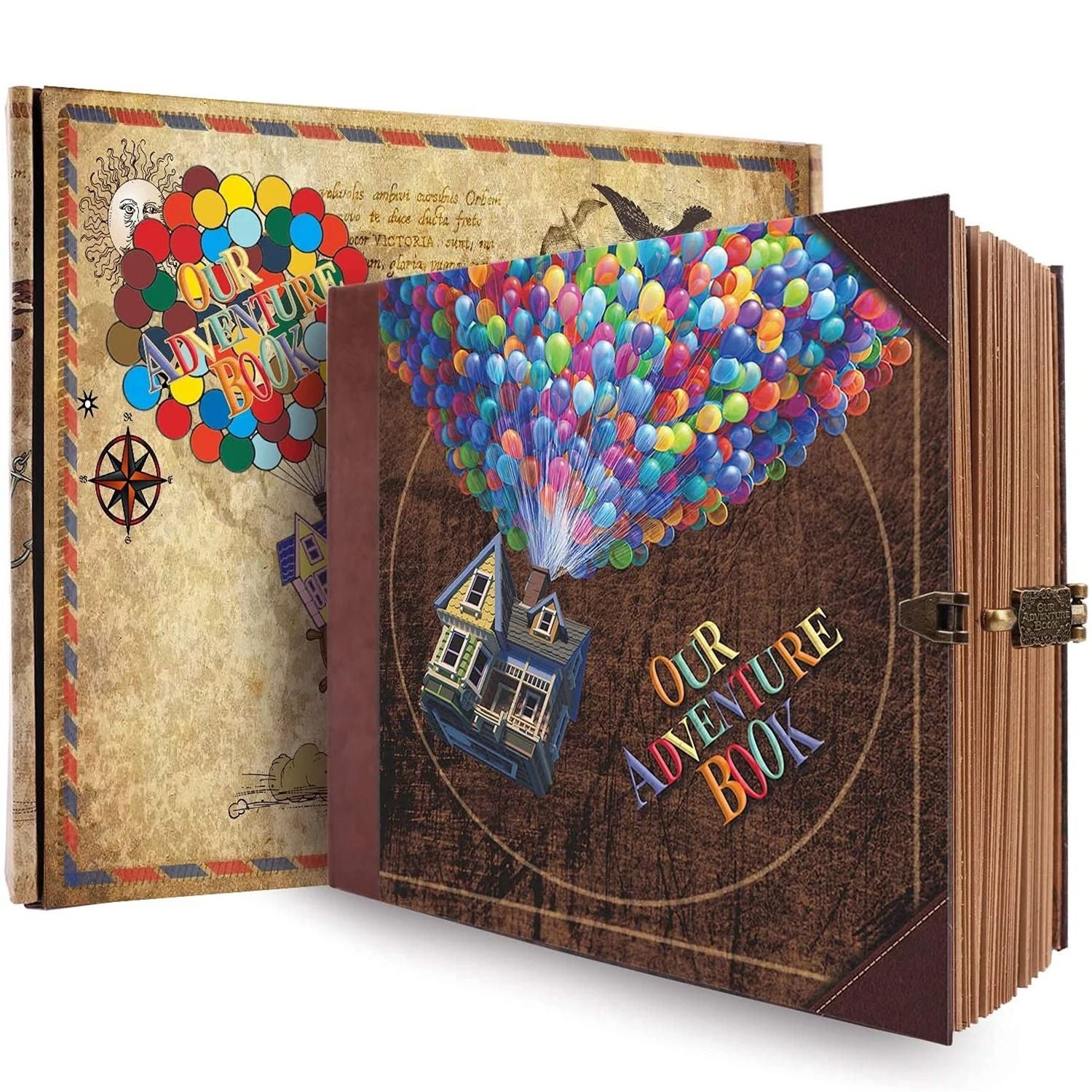 DIY Handmade Our Adventure Photo Album Scrapbook 7