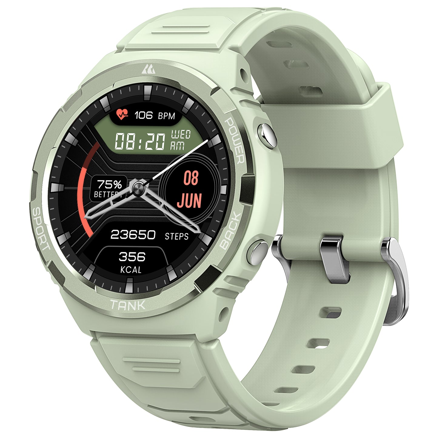 TANK S1 Smartwatch Women, AMOLED AOD Screen, 5ATM Waterproof, Bluetooth Call Ultra Smart Watch for Fitness