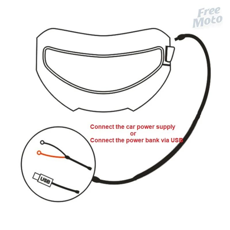 Motorcycle Heated Anti-Fog Helmet Visor Film with Optional Temperature Control