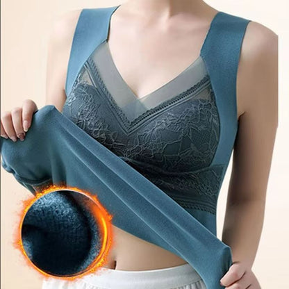CozyCurve Plus-Size Thermal Vest - Womens Warm Innerwear