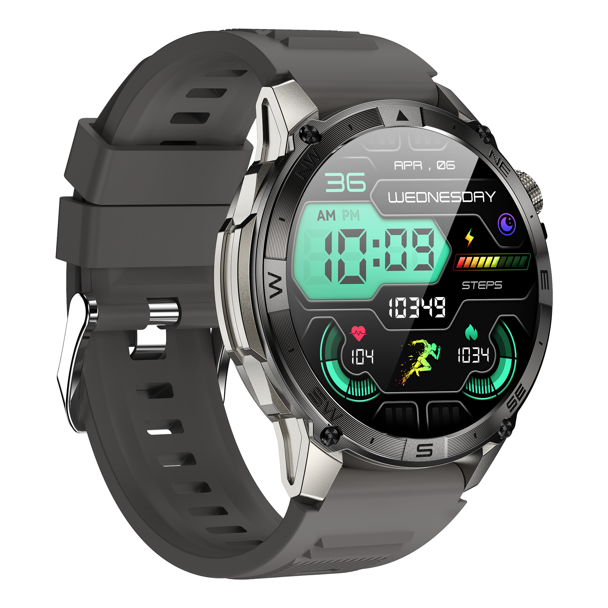 VG40 PRO Smartwatch Man Woman, AMOLED GPS Bluetooth Call, Heart Rate Monitor, Voice Assistant, Long Battery Life Fitness