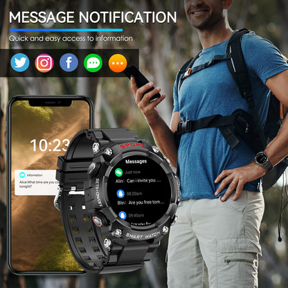 AMOLED Display Smart Watch with In-Ear Bluetooth Headset, Heart Rate, Blood Pressure, Oxygen Saturation, HD Audio