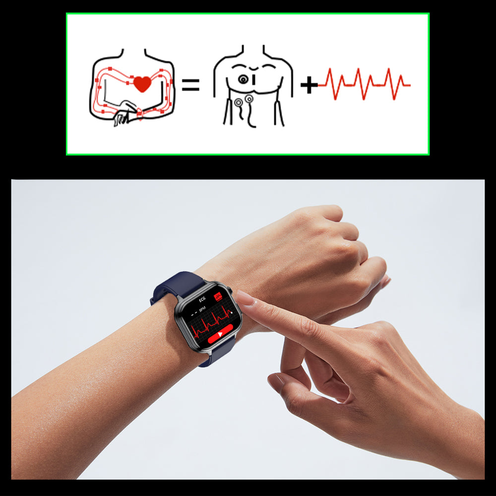 VE31 PRO Smartwatch for Men Women, Fitness Bluetooth Call, Waterproof ECG Heart Rate Monitor Long, Battery Life Watch