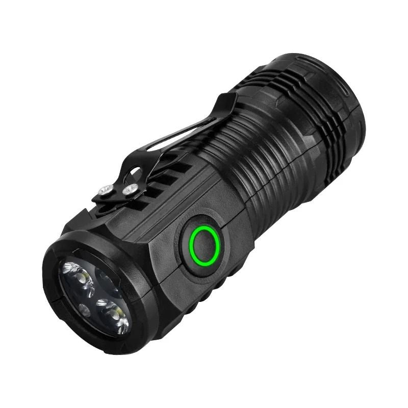 Portable Mini LED Flashlight With USB Rechargeable Battery And Pen Clip 6