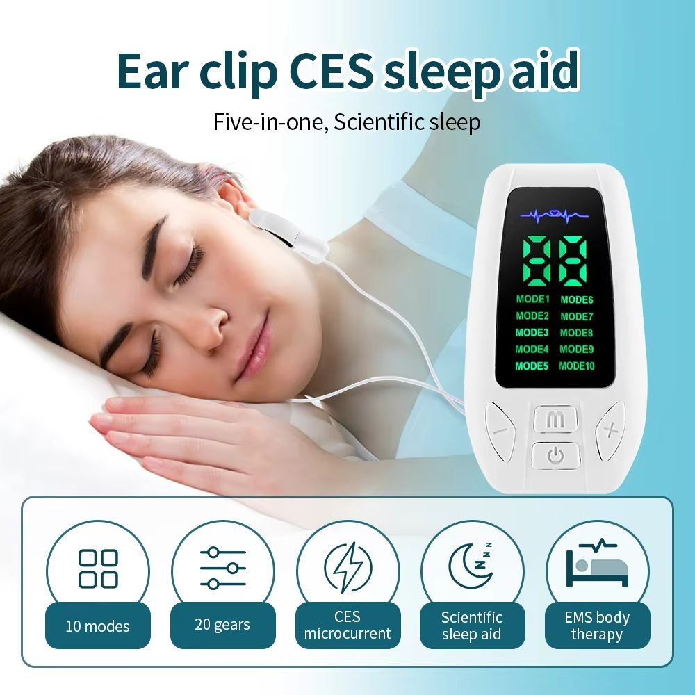 VEVOR 10Mode Microcurrent CES Sleep Aid Device  DrugFree Insomnia Relief 2