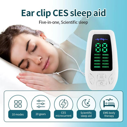 VEVOR 10Mode Microcurrent CES Sleep Aid Device  DrugFree Insomnia Relief 2