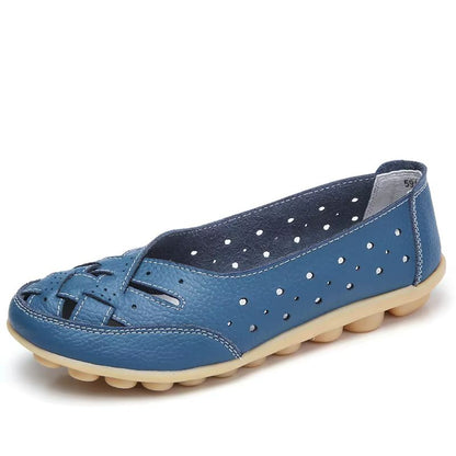 Everyday Comfort Soft Leather Flats  Elegant SlipOn Moccasins 7