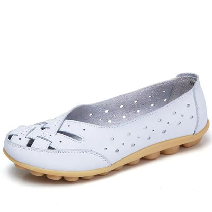 Everyday Comfort Soft Leather Flats  Elegant SlipOn Moccasins 10