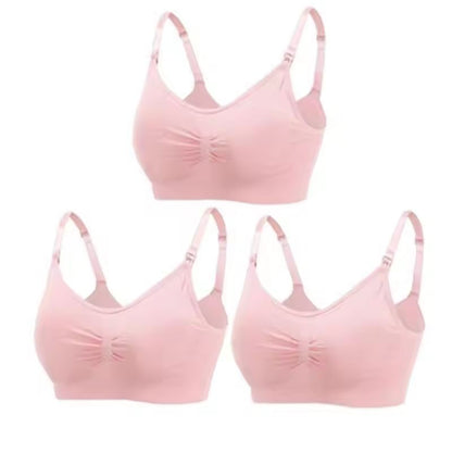 3pcs Maternity Nursing Bras Seamless Cotton Breastfeeding Underwear 27