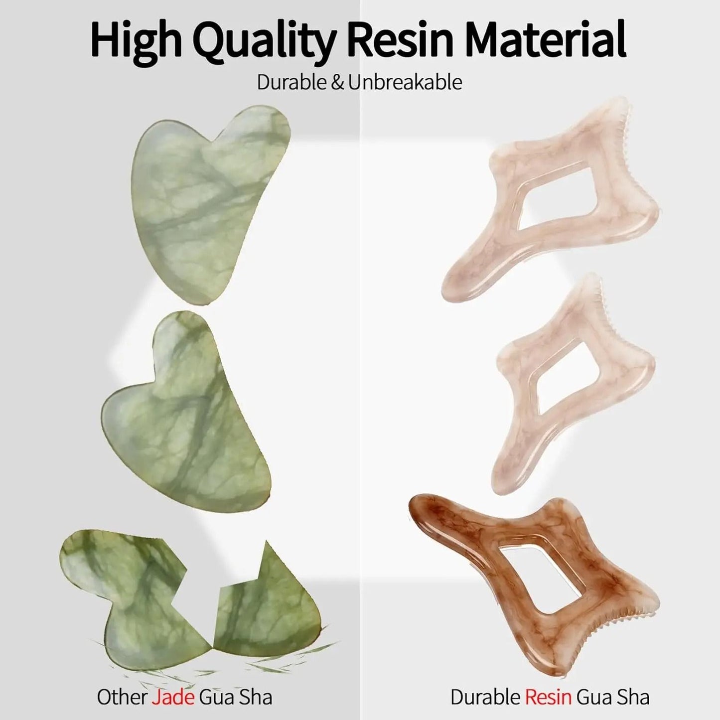 Resin Body Gua Sha Tool For Lymphatic Drainage And Cellulite Massage 1