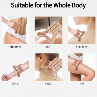 Resin Body Gua Sha Tool For Lymphatic Drainage And Cellulite Massage 3