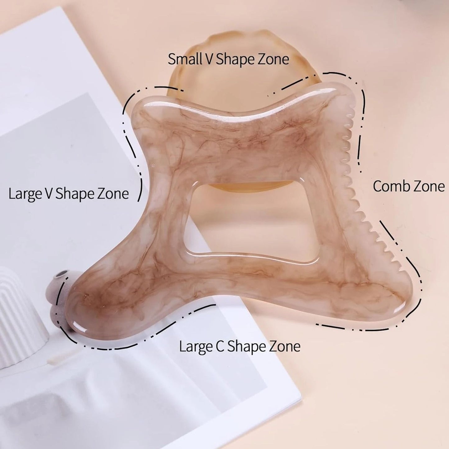 Resin Body Gua Sha Tool For Lymphatic Drainage And Cellulite Massage 4