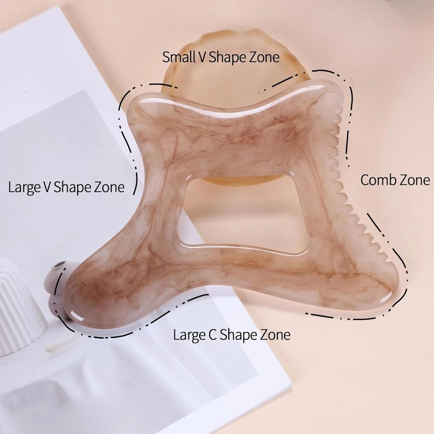 Resin Body Gua Sha Tool For Lymphatic Drainage And Cellulite Massage 4