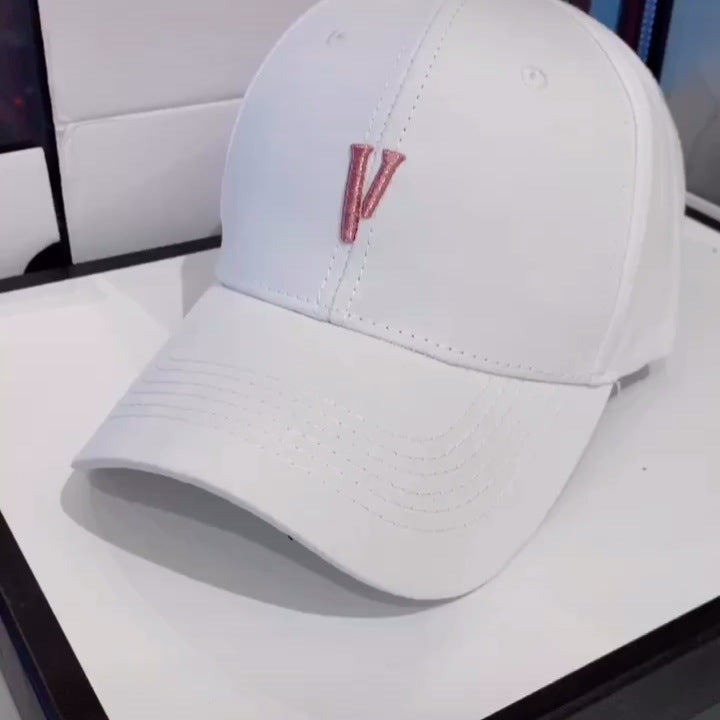 Women Korean Street Style Versatile Baseball Cap, Spring and Autumn Trendy Hat, Summer Outdoor Sunshade Cap