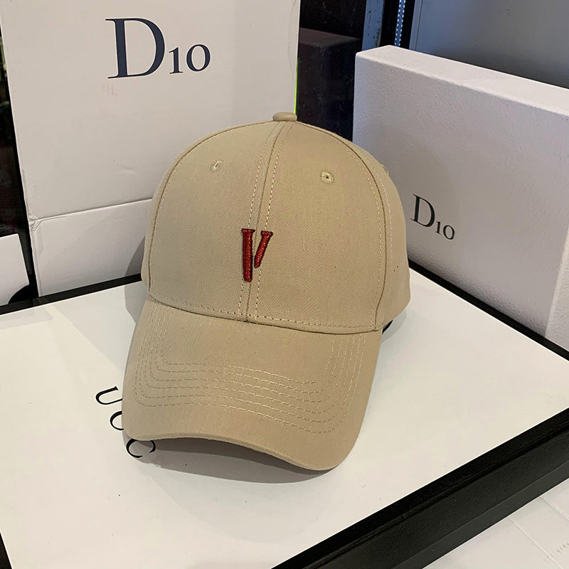Women Korean Street Style Versatile Baseball Cap, Spring and Autumn Trendy Hat, Summer Outdoor Sunshade Cap