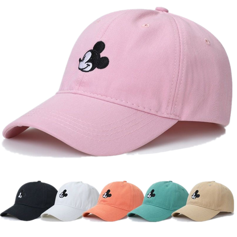 New Unisex Cap Mickey Cartoon Cotton Baseball Cap For Men Women Adjustable Dad Hat StreetWear Soft  1