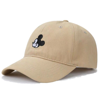 New Unisex Cap Mickey Cartoon Cotton Baseball Cap For Men Women Adjustable Dad Hat StreetWear Soft