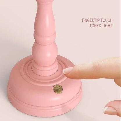Mini Retro LED Desk Lamp With USB Rechargeable Touch Control 4