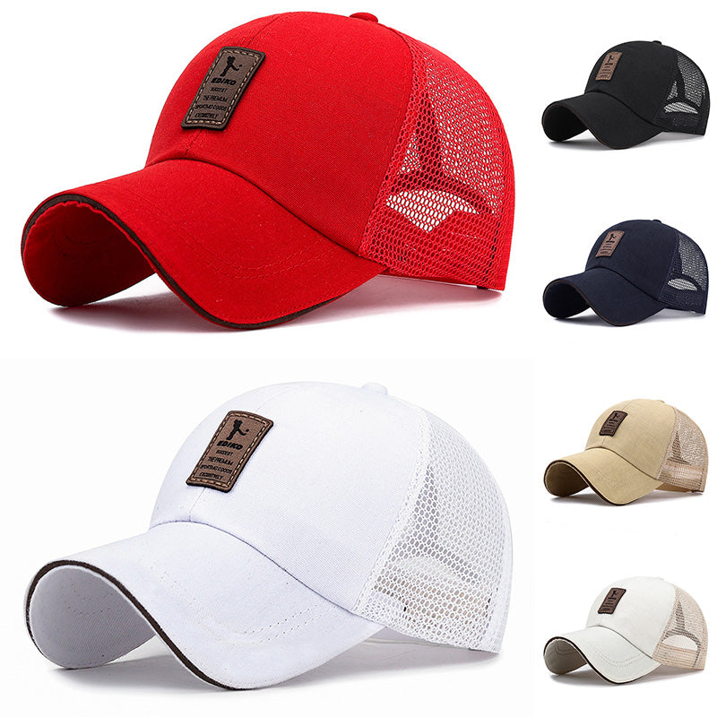 Adjustable Snapback Hats for Women Men, Unisex Cap Casual Plain Mesh Baseball Cap, Hip Hop Trucker Cap Streetwear
