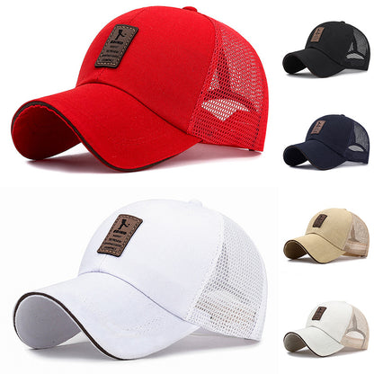 Adjustable Snapback Hats for Women Men, Unisex Cap Casual Plain Mesh Baseball Cap, Hip Hop Trucker Cap Streetwear