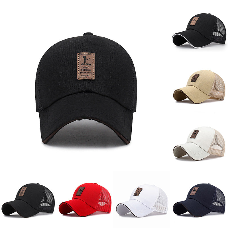 Adjustable Snapback Hats for Women Men, Unisex Cap Casual Plain Mesh Baseball Cap, Hip Hop Trucker Cap Streetwear