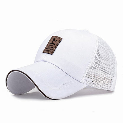 Adjustable Snapback Hats for Women Men, Unisex Cap Casual Plain Mesh Baseball Cap, Hip Hop Trucker Cap Streetwear